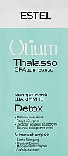 Mineralny szampon do włosów Detoks - Estel Professional Otium Thalasso Detox Mineral Shampoo (próbka) — Zdjęcie N1