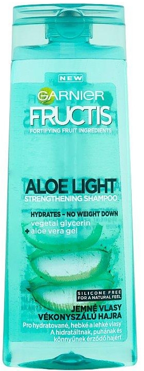 Wzmacniający szampon do włosów z aloesem - Garnier Fructis Aloe Light Strengthening Shampoo