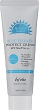Kup Filtr przeciwsłoneczny z ekstraktami z niebieskich ziół - Esfolio Blue Flower Protect Cream SPF 50+/PA+++ 5 Flower Extracts Complex