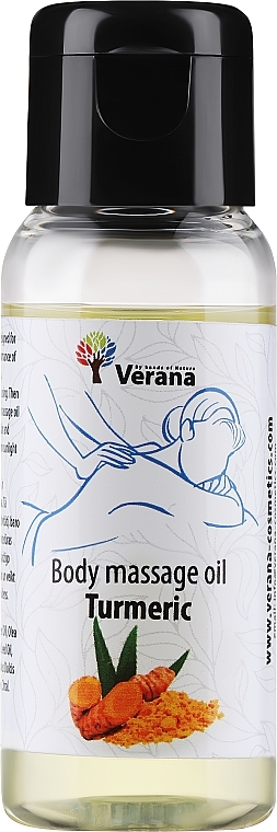 Olejek do masażu ciała Turmeric - Verana Body Massage Oil — Zdjęcie N1