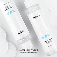 Oczyszczająca woda micelarna z kwasem mlekowym i proteinami ryżu - SKINBAR Lactic Acid & Rice Protein Micellar Water — Zdjęcie N5