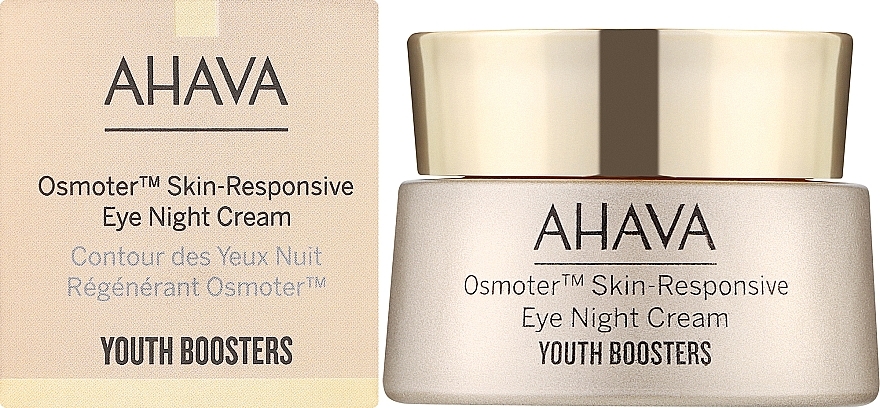 Krem na noc do skóry wokół oczu - Ahava Osmoter Skin-Responsive Eye Night Cream — Zdjęcie N2