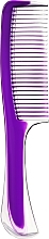 Kup Grzebień do włosów z przezroczystym uchwytem, fioletowy - Inter-Vion