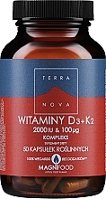 Kup WYPRZEDAŻ Suplement diety Witamina D3 + K2 - Terranova Vitamin D3 + K2 2000 Complex *