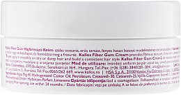 Kremowa guma do układania włosów - Kallos Cosmetics Fiber Gum Cream — Zdjęcie N2