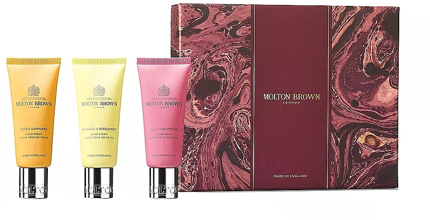 Molton Brown Floral & Spicy Hand Care Gift Set - Zestaw (h/cr/3x40ml) — Zdjęcie N1