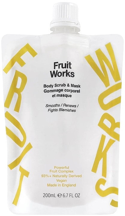 Peeling i maska ​​do ciała - Fruit Works Body Scrub & Mask — Zdjęcie N1