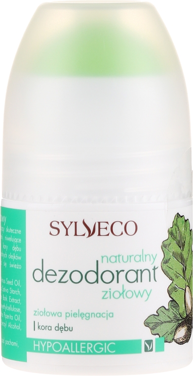Naturalny dezodorant ziołowy w kulce - Sylveco — Zdjęcie N1