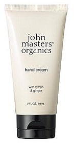 Krem do rąk z cytryną i imbirem - John Masters Organics Hand Cream With Lemon & Ginger  — Zdjęcie N1