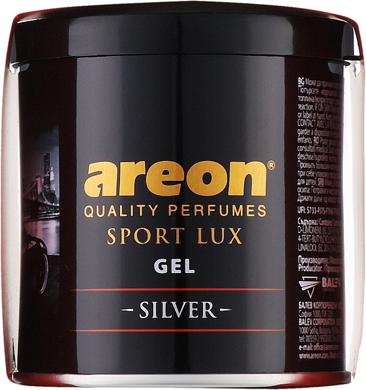 Aromatyzowany żel Silver - Areon Gel Can Sport Lux Silver — Zdjęcie N1