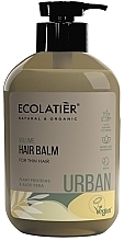 Kup Balsam nadający objętość cienkim włosom Roślinne proteiny i aloes, z dozownikiem - Ecolatier Urban Volume Hair Balm