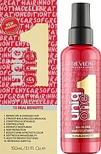 Regenerująca odżywka bez spłukiwania w sprayu - Revlon Professional UniqOne Hair Treatment Celebration Edition  — Zdjęcie N2