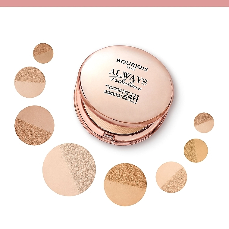 Puder do twarzy - Bourjois Paris Always Fabulous SPF 20 Powder Foundation — Zdjęcie N9