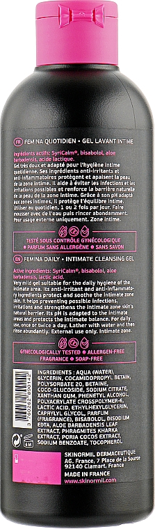 Żel myjący do codziennej higieny intymnej - Skinormil Femina Daily — Zdjęcie N2