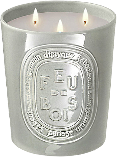 Świeca zapachowa, 3 knoty - Diptyque Feu de Bois Candle — Zdjęcie N1