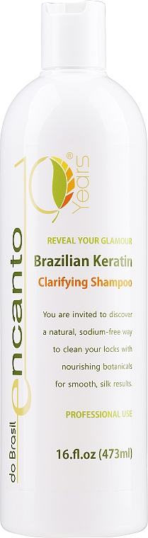 Szampon w kostce do skóry normalnej i skłonnej do przetłuszczania się - Encanto Brazilian Keratin Clarifying Shampoo — Zdjęcie N3