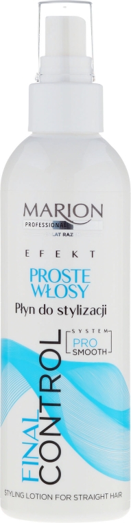 Płyn do stylizacji Proste włosy - Marion Professional Final Control — Zdjęcie N1