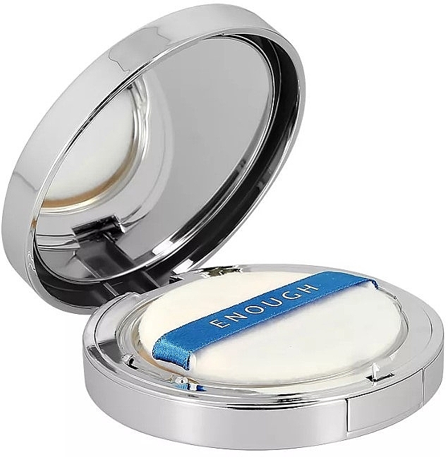 Kolagenowy puder do twarzy z wymiennym wkładem - Enough Premium Ultra X10 Two Way Cake SPF50+ PA+++ — Zdjęcie N2