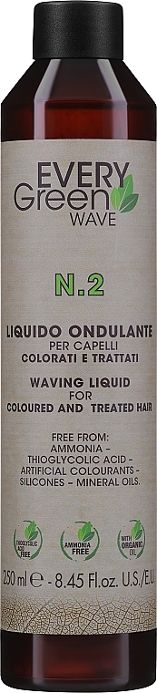 Płyn do trwałej ondulacji włosów farbowanych - EveryGreen Wavihg Liquid for Colored Hair 2 — Zdjęcie N1