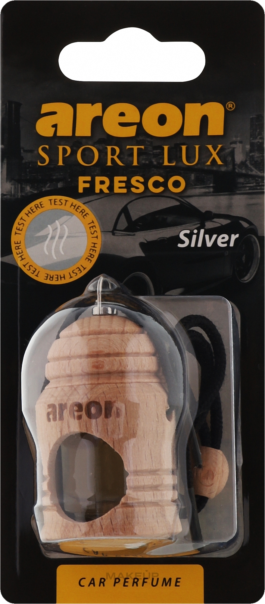 Odświeżacz powietrza do samochodu - Areon Fresco Sport Lux Silver Car Perfume — Zdjęcie 4 ml