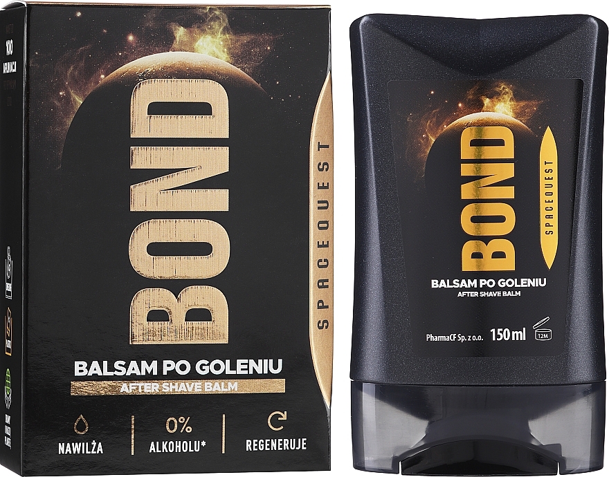 Perfumowany balsam po goleniu - Bond Spacequest After Shave Balm — Zdjęcie N2