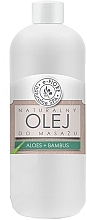 Naturalny olejek do masażu o aromacie aloesu i bambusa - E-Fiore — Zdjęcie N1