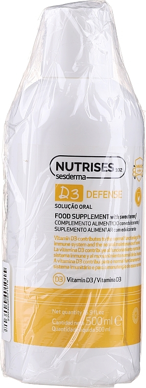 PRZECENA! Suplement diety - SesDerma Laboratories D3 Defense * — Zdjęcie N2