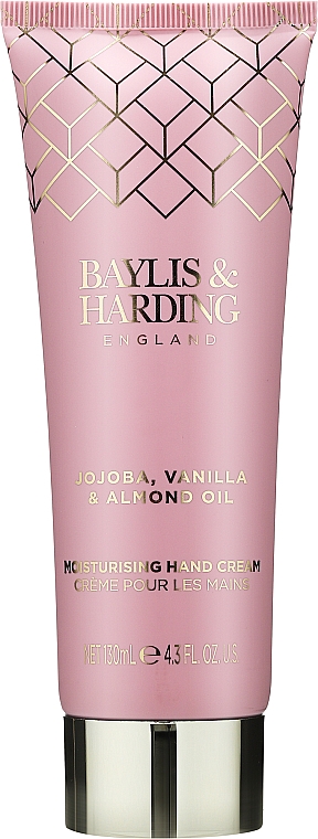 Zestaw do pielęgnacji rąk - Baylis & Harding Jojoba, Vanilla & Almond Oil Hand Care Set (h/soap/300ml + h/lot/300ml + h/cr/130ml) — Zdjęcie N3