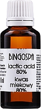 Kwas mlekowy 80% - BingoSpa Lactic Acid — Zdjęcie N1