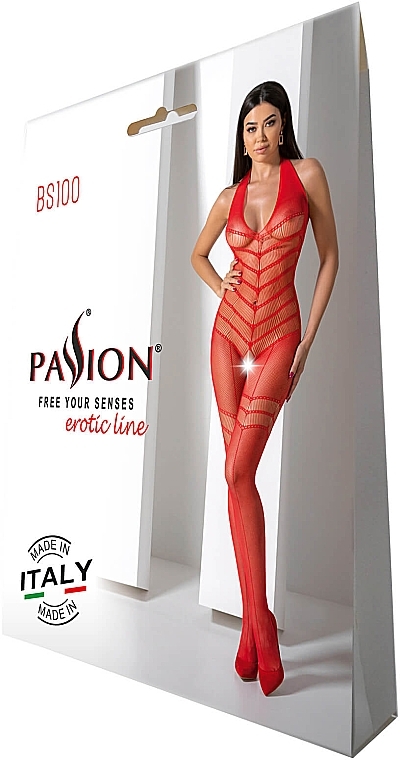 Body erotyczne BS100, red - Passion Bodystocking — Zdjęcie N1