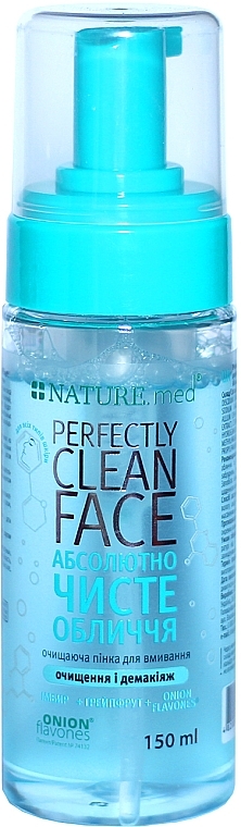Oczyszczająca pianka do mycia twarzy Zupełnie czysta twarz - Nature.med Nature's Solution Perfectly Clean Face