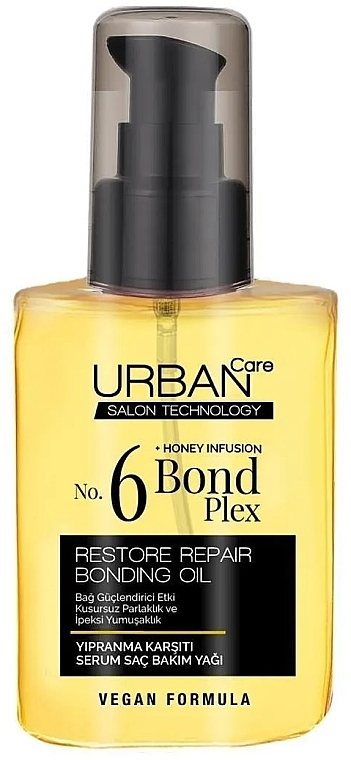 PRZECENA! Olejek do włosów - Urban Care No.6 Bond Plex Restore Repair Bonding Oil * — Zdjęcie N1