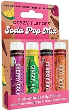 Zestaw balsamów do ust - Crazy Rumors Soda Pop Lip Balm Mixed Pack (lip/balm/4x4,25g)  — Zdjęcie N1