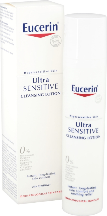Oczyszczające mleczko do twarzy - Eucerin Ultrasensitive Cleansing Lotion — Zdjęcie N1