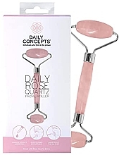 Wałek do masażu twarzy, kwarc różowy - Daily Concepts Daily Rose Quartz Facial Roller — Zdjęcie N1