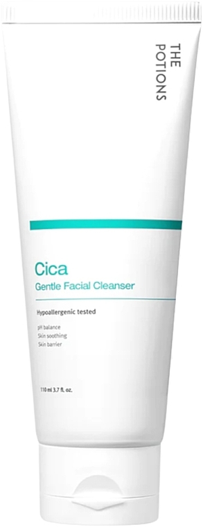 Łagodny pianka do mycia twarzy - The Potions Cica Gentle Facial Cleanser  — Zdjęcie N1