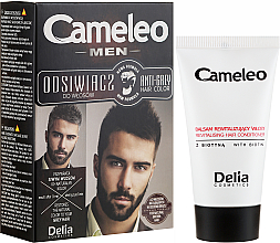PRZECENA! Odsiwiacz do włosów brązowych dla mężczyzn - Delia Cameleo Men Anti Grey Hair Color * — Zdjęcie N2