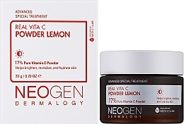 Rozświetlający puder do twarzy z witaminą C - Neogen Dermalogy Real Vita C Powder Lemon — Zdjęcie N2