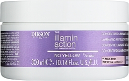Termoaktywny skoncentrowany kremowy neutralizator zażółceń do laminacji włosów - Dikson Illaminaction Laminating No Yellow Concentrate pH 2.5 — Zdjęcie N1