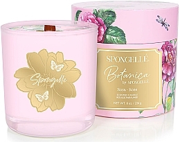 Świeca zapachowa - Spongelle Botanica Hand Poured Candle Rose — Zdjęcie N1