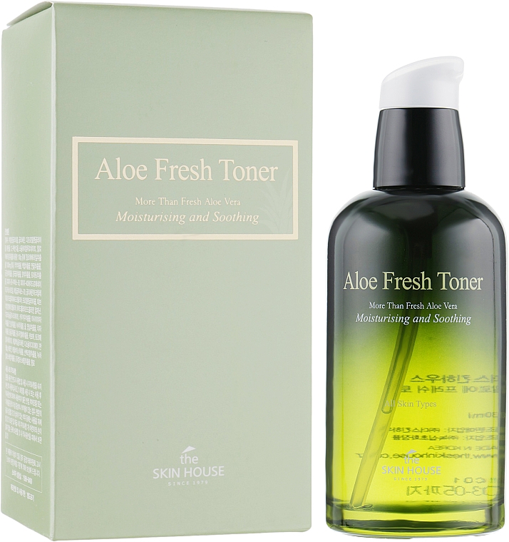 Tonik nawilżający z ekstraktem z aloesu - The Skin House Aloe Fresh Toner