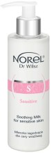 Mleczko oczyszczające do skóry z trądzikiem różowatym - Norel Arnica Milk For Couperose Skin — Zdjęcie N1