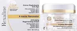 Przeciwstarzeniowy krem regenerujący do twarzy - Rexaline Line Killer X-Treme Renovator Cream — Zdjęcie N2