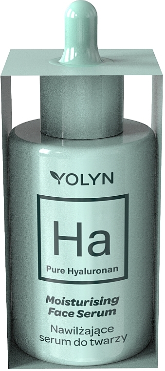 Nawilżające serum do twarzy z czystym kwasem hialuronowym - Yolyn Pure Hyaluronan Moisturising Face Serum — Zdjęcie N1