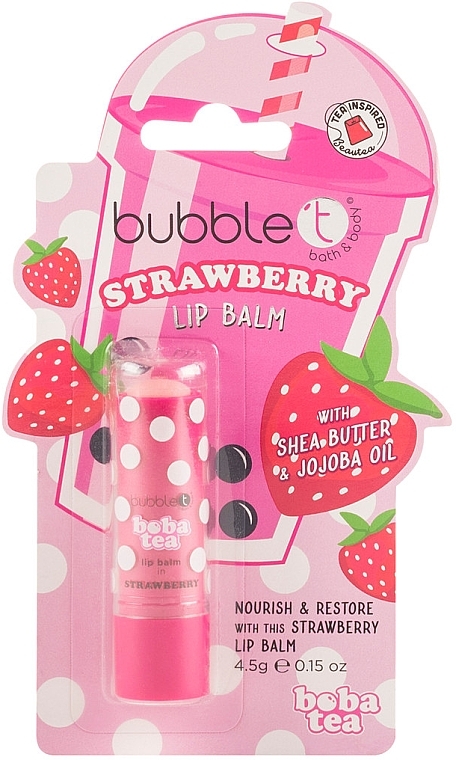 Balsam do ust - Bubble T Strawberry Lip Balm — Zdjęcie N1