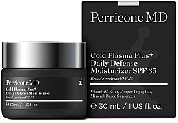 Nawilżający krem przeciwsłoneczny do twarzy - Perricone MD Cold Plasma Plus+ Daily Defense Moisturizer SPF35 — Zdjęcie N2