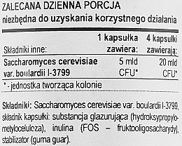 Drożdże typu probiotycznego na wsparcie przewodu pokarmowego - Now Foods Saccharomyces Boulardii — Zdjęcie N3