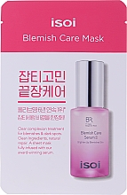Kup Maska do twarzy w płachcie, nawilżająco-rozjaśniająca - Isoi Bulgarian Rose Blemish Care Mask