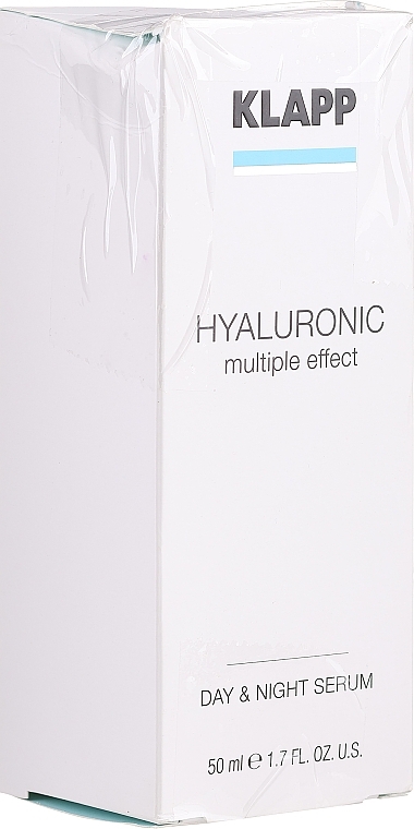 PRZECENA! Hialuronowe serum na dzień i noc - Klapp Hyaluronic Multiple Effect Day & Night Serum * — Zdjęcie N3