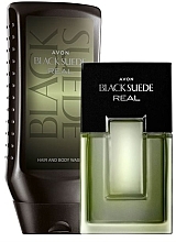 Kup Avon Black Suede Real - Zestaw (edt 75 ml + sh/gel 250 ml)